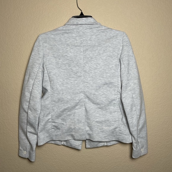 Gap Womens 6 Heather Gray Casual Blazer W/Pockets &‎ Button - Picture 2 of 6